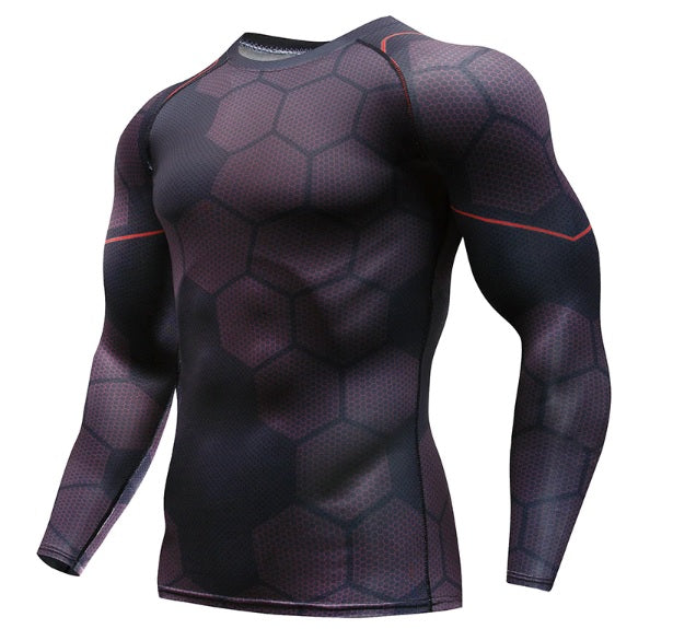 Infinity War Iron Man No Reactor Long Sleeve Undersuit Compression Rash Guard