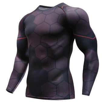 Infinity War Iron Man No Reactor Long Sleeve Undersuit Compression Rash Guard