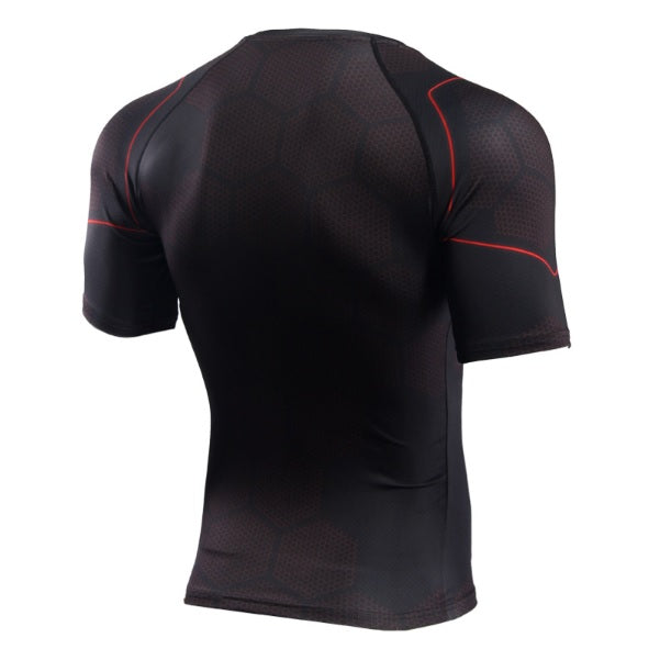 Infinity War Iron Man'No Reactor' Short Sleeve Undersuit Compression Rash Guard