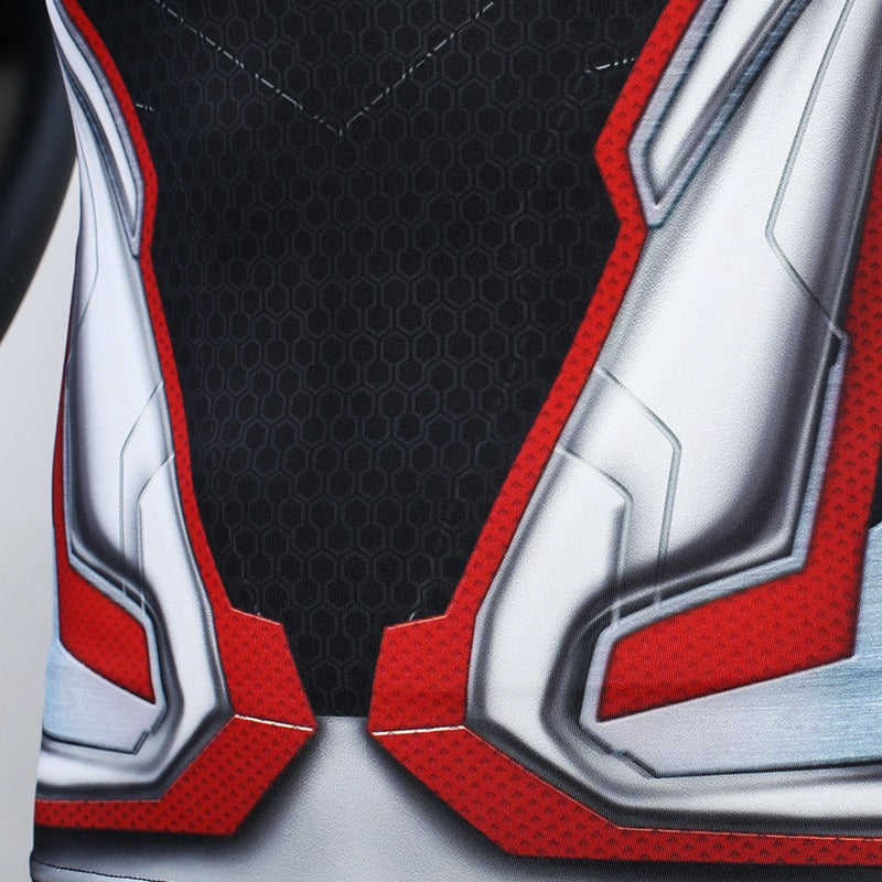 Quantum Realm Avengers Short Sleeve Rashguard Compression