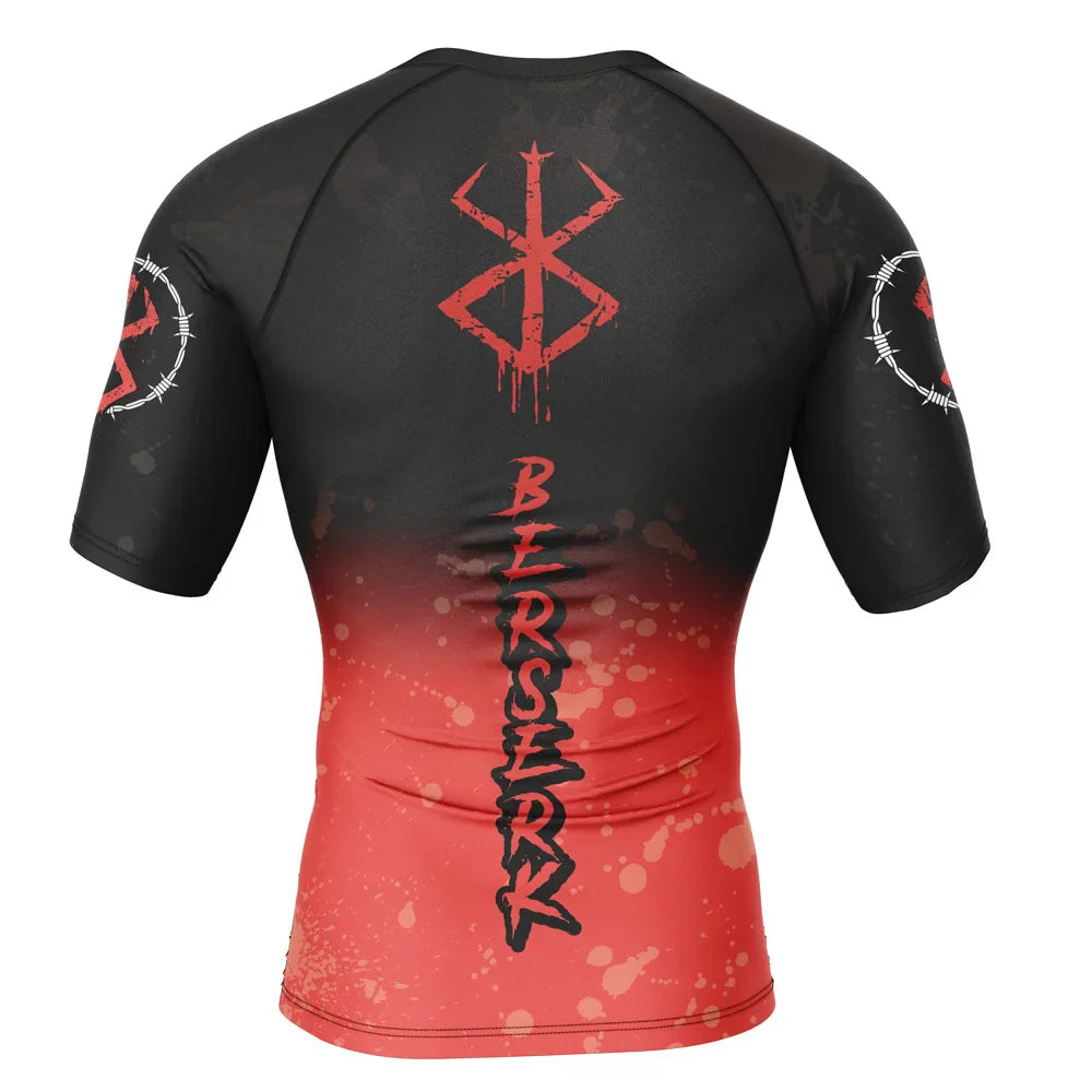 Berserk Berserker Armor Short Sleeve Compression Rashguard