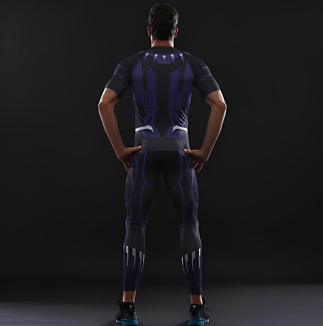 Compression Rashguard Set Black Panther Civil War