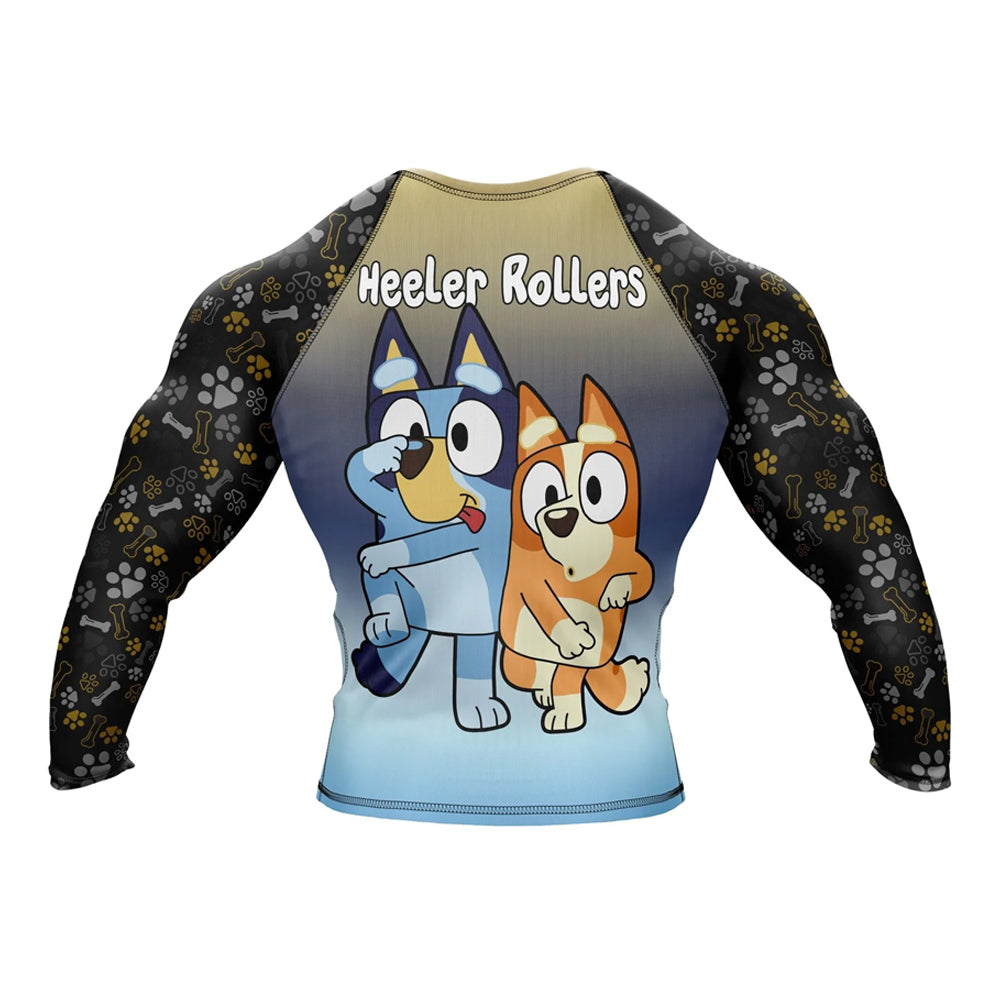 Bluey Jiu Jitsu Mode Long Sleeve Compression Rashguard Bluey Jiu Jitsu Mode Long Sleeve Compression Rashguard