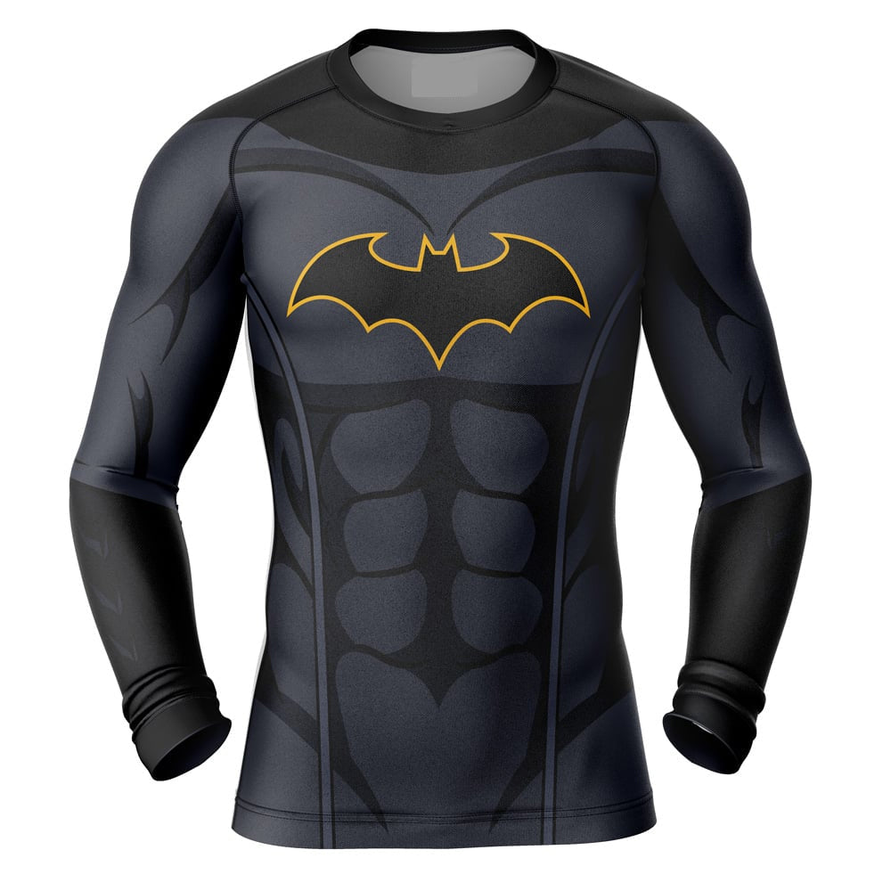 Batman Rebirth Long Sleeve Compression Rashguard Batman Rebirth Long Sleeve Compression Rashguard