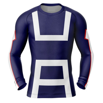 BJJ Rash Guard UA Uniform My Hero Academia Long Sleeve Compression Rashguard