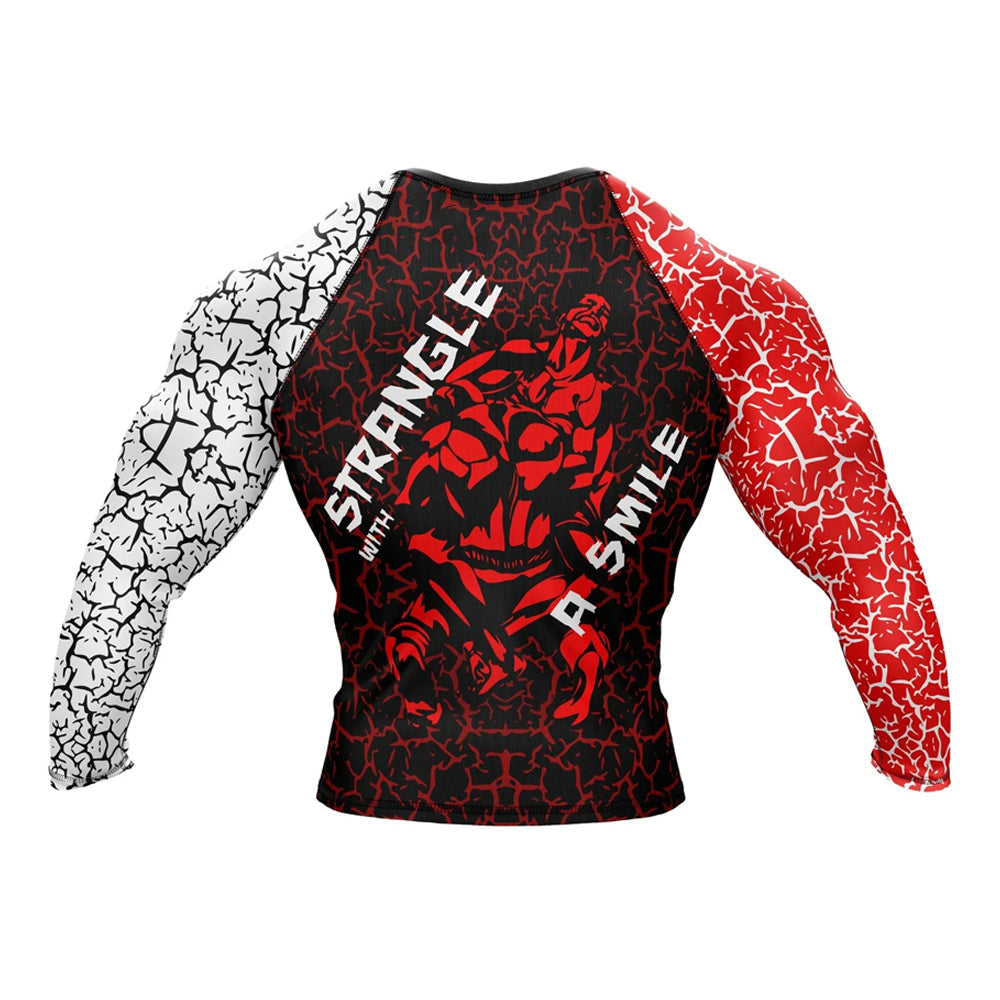 Stranger Things Strangle Things Long Sleeve Compression Rashguard