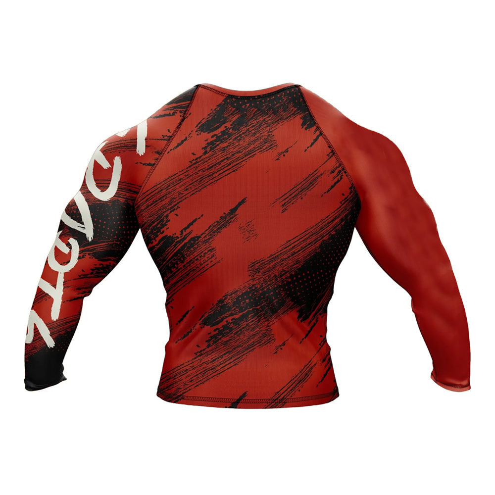 'Choke Me If You Can' St. Michael The Archangel Long Sleeve Compression Rashguard