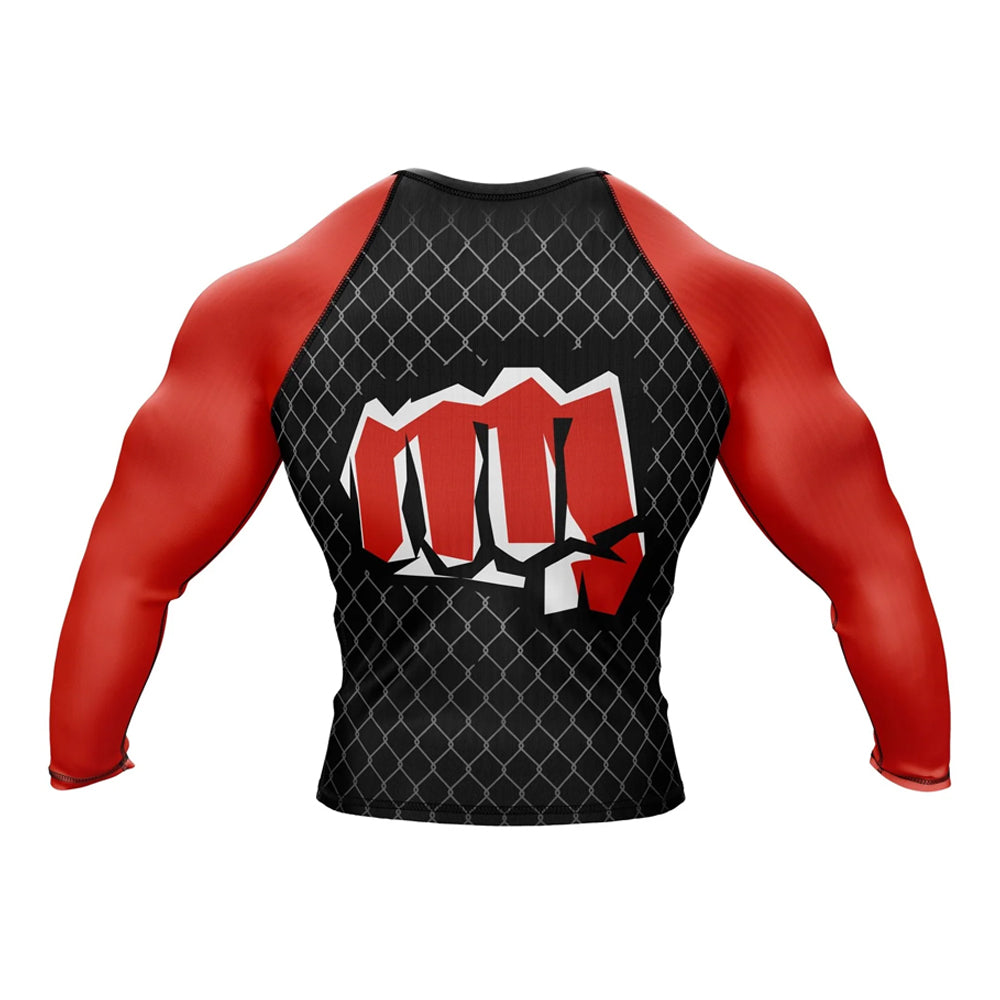 Folding Art Jiu Jitsu Long Sleeve Compression Rashguard