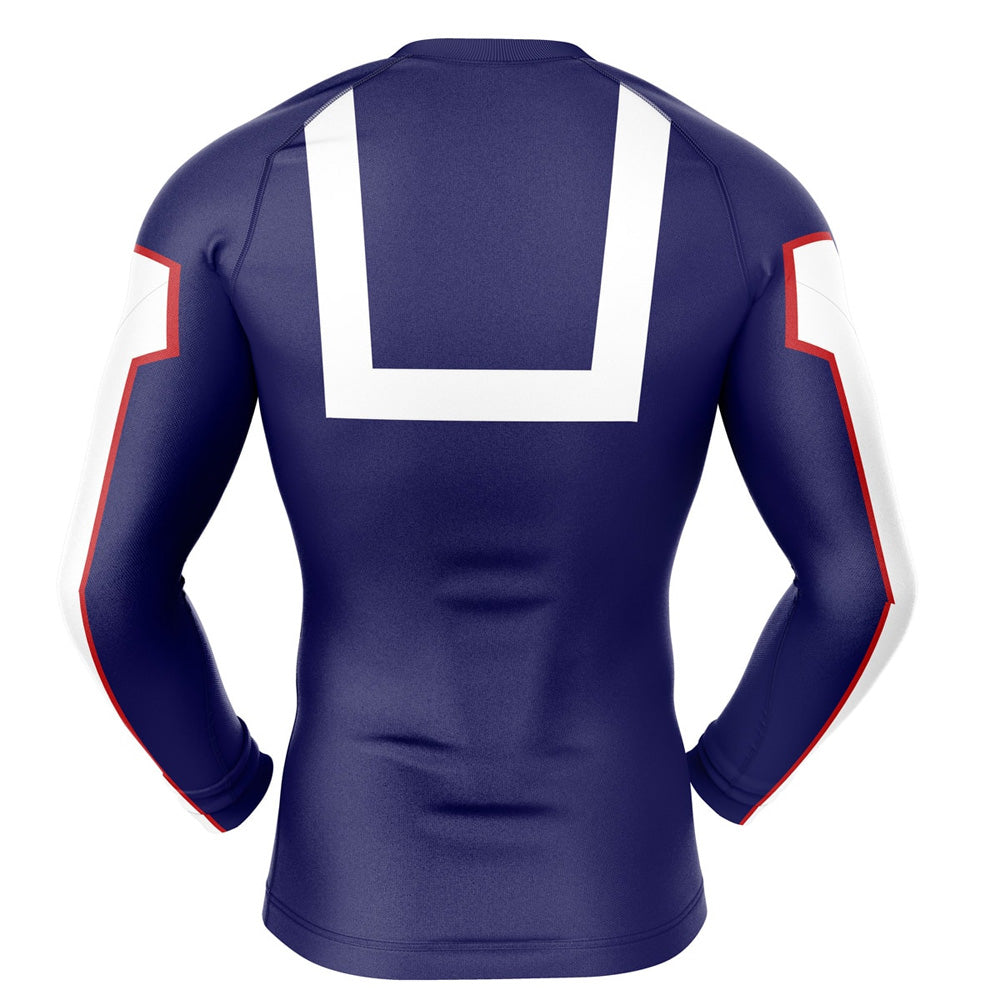 My Hero Academia UA Uniform Kids Long Sleeve Rashguard Compression
