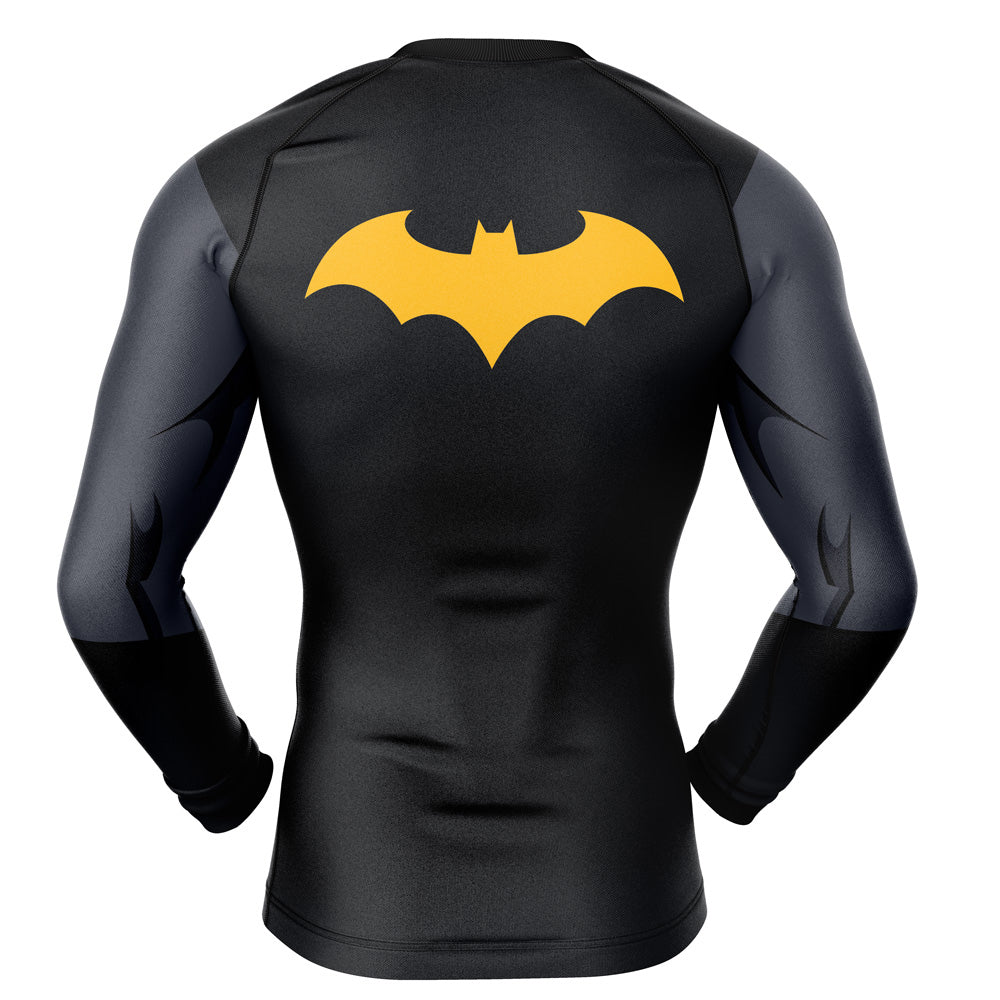 Batman Rebirth Long Sleeve Compression Rashguard Batman Rebirth Long Sleeve Compression Rashguard