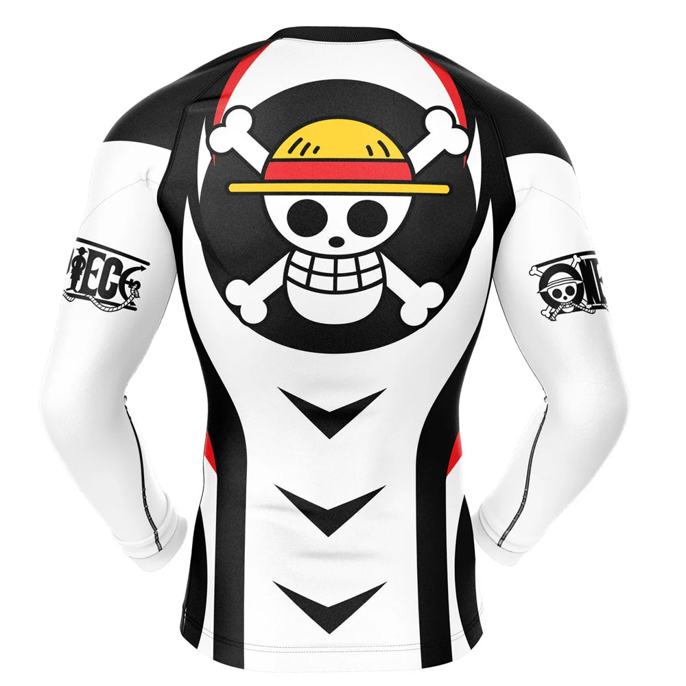 Straw Hat Crew Kids One Piece Long Sleeve Compression Rashguard