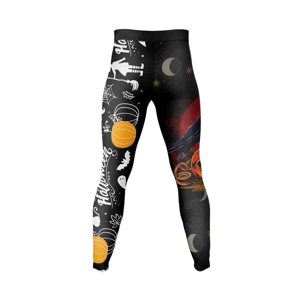 The Crow Halloween Compression Leggings Spats