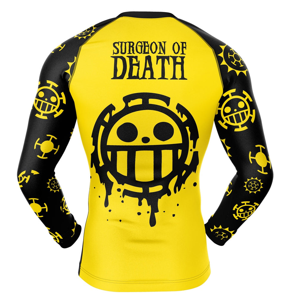 Trafalgar Surgeon of Death One Piece Long Sleeve Rashguard Compression