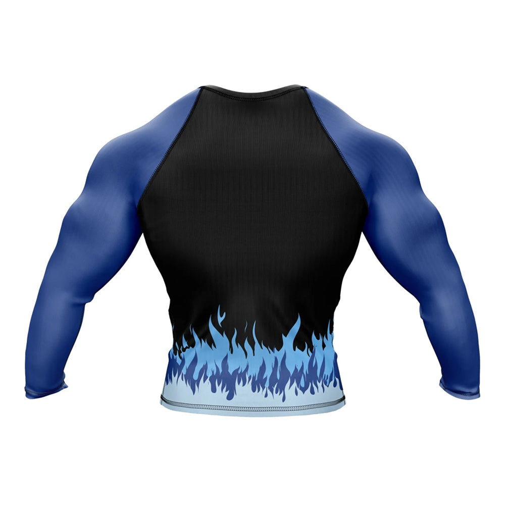 Long Sleeve Rashguard Bluey Belt Long Sleeve Rashguard Bluey Belt Compression Rashguard