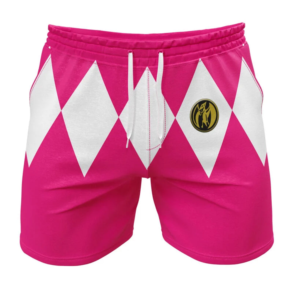 'Pink Ranger' Power Rangers Gym Shorts