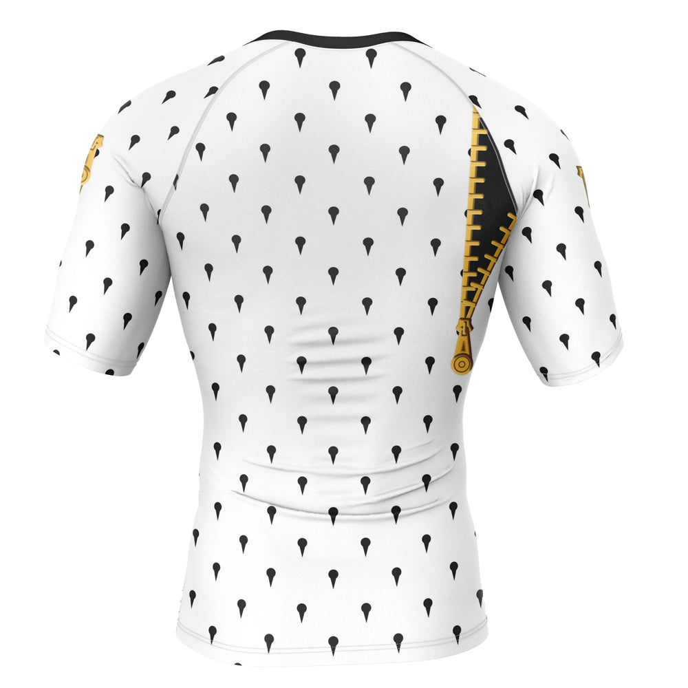 Bruno Buccellati Jojo’s Bizarre Adventure Short Sleeve Compression Rashguard