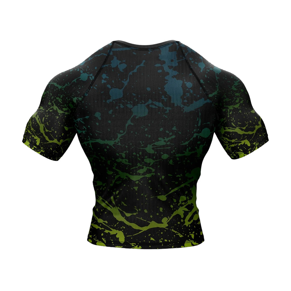 Pride Or Die Brazilian Jiu JIitsu Short Sleeve Compression Rashguard