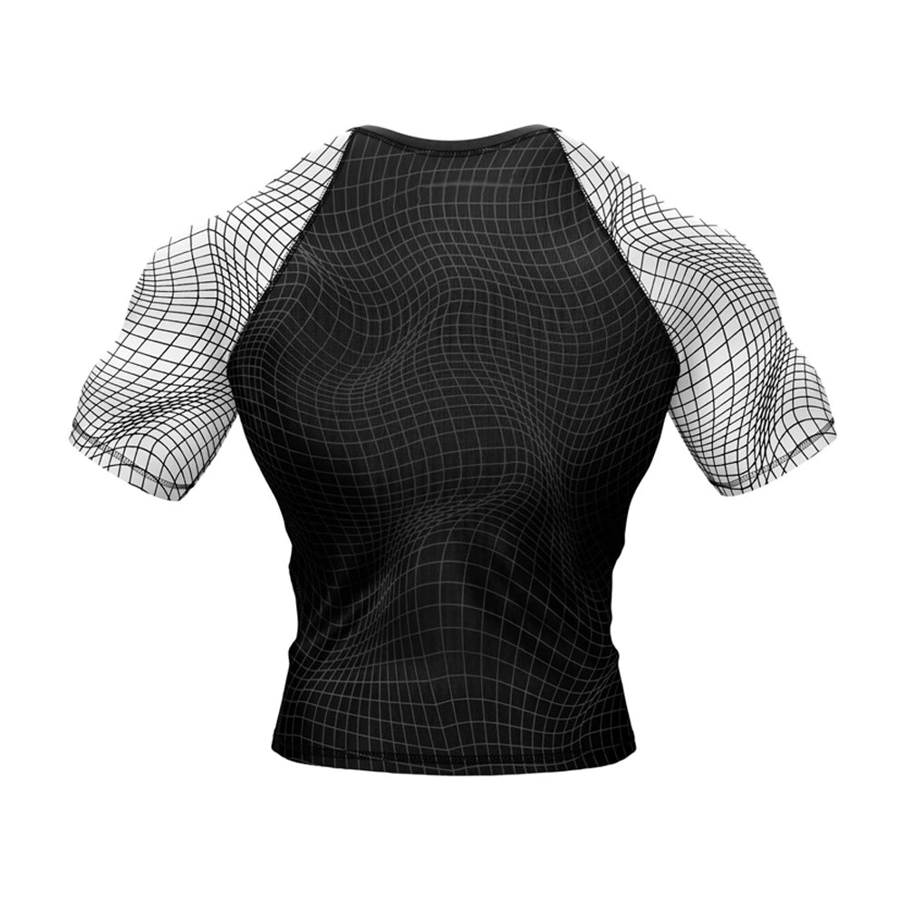 Brazilian Jiu Jitsu Anatomy Submissions Short Sleeve Compression Rashguard