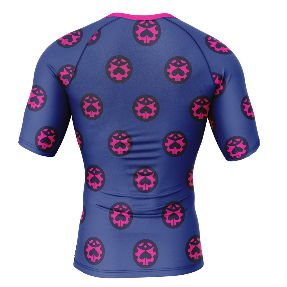 Giorno Jojo’s Bizarre Adventure Short Sleeve Compression Rashguard