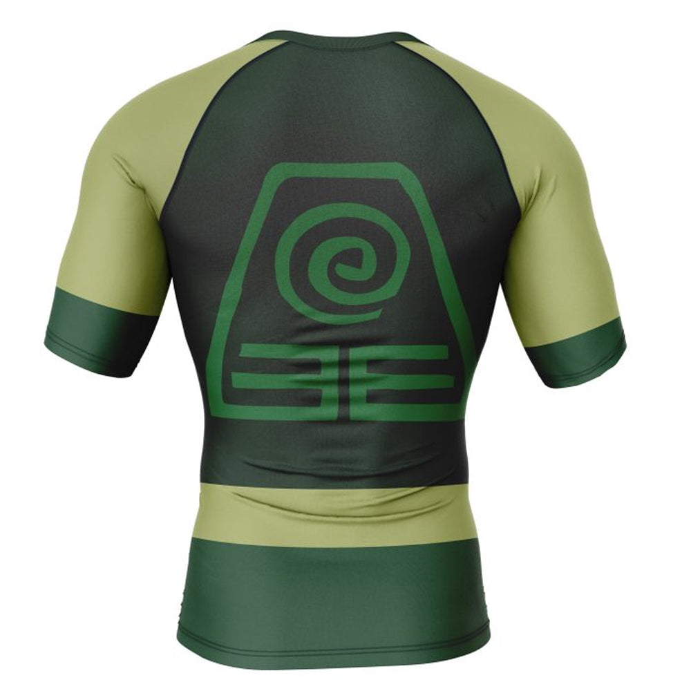 Earthbenders Avatar Kids Rashguard Short Sleeve Compression Earthbenders Avatar Kids Rashguard Short Sleeve Compression