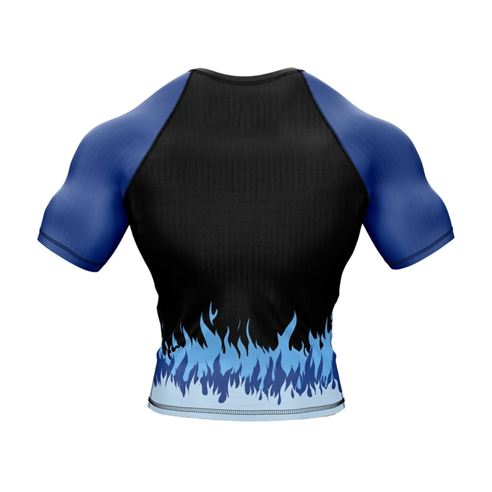 Bluey Belt Rashguard Short Sleeve Compression Bluey