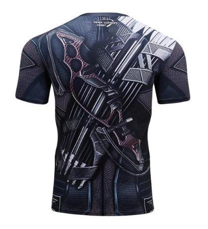 Green Arrow Compression Short Sleeve Rash Guard-RashGuardStore
