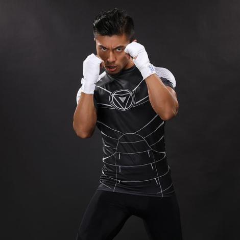 Iron Man 2 'In The Ring' Compression Rash Guard-RashGuardStore