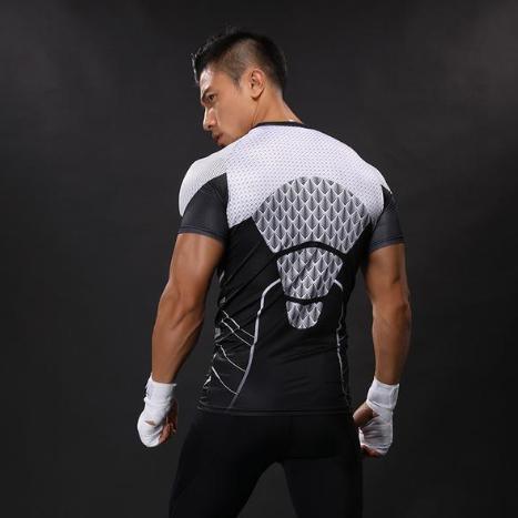 Iron Man 2 'In The Ring' Compression Rash Guard-RashGuardStore