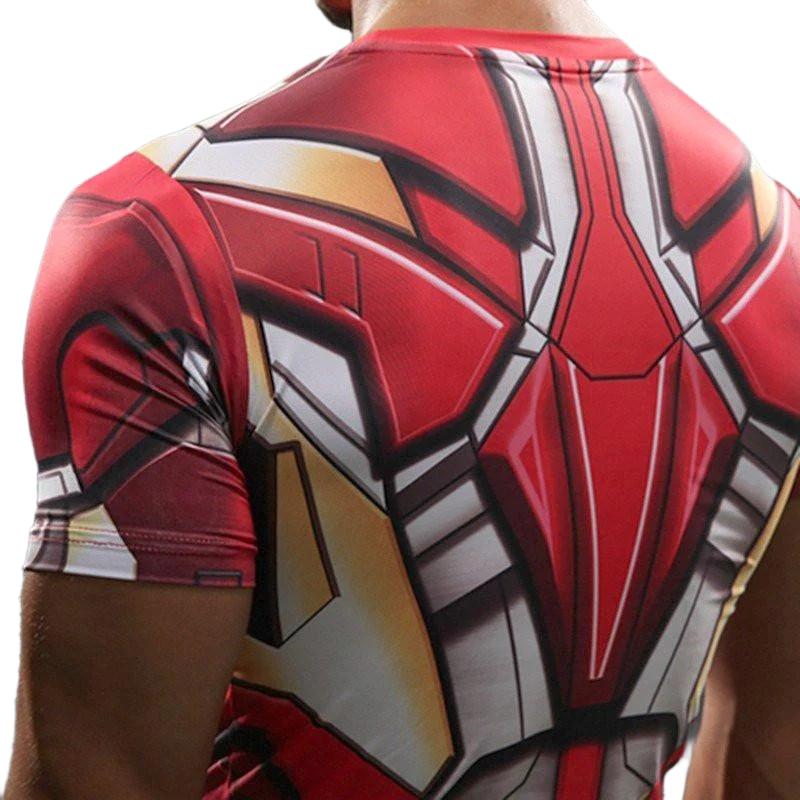 Iron Man 3 "Mark Xxxiii" Compression Rash Guard-RashGuardStore