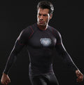 Iron Man 'Tony Stark' Infinity War Long Sleeve Undersuit Compression Rash Guard-RashGuardStore