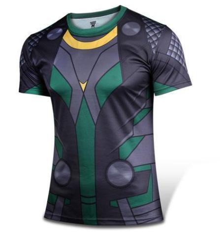 Loki Compression Short Sleeve Rash Guard-RashGuardStore
