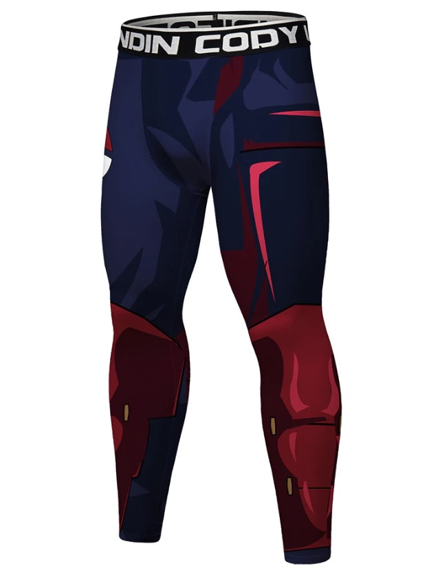 Naruto Madara Elite Men's Leggings Compression Spats