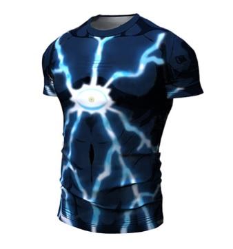OnePunch Man 'Lord Boros' Short Sleeve Compression RashGuard-RashGuardStore