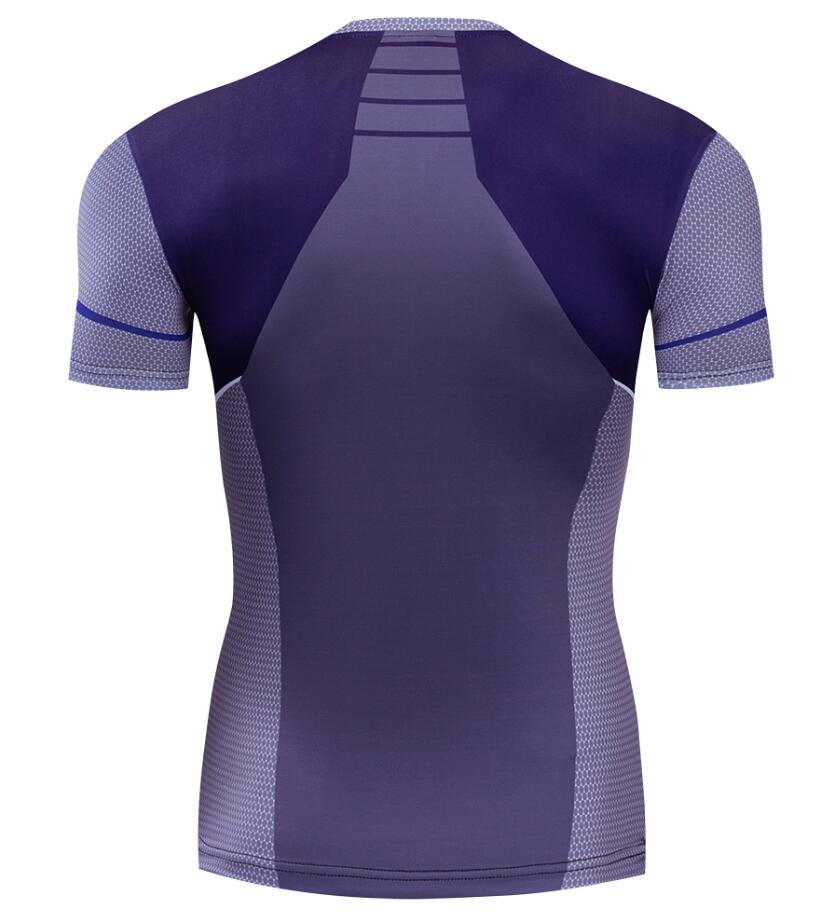 Age of Ultron Silver Compression Short Sleeve Rashguard