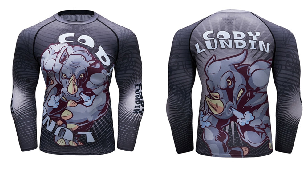 Bull Rhino Compression Elite Long Sleeve Rashguard Bull Rhino Compression Elite Long Sleeve Rashguard