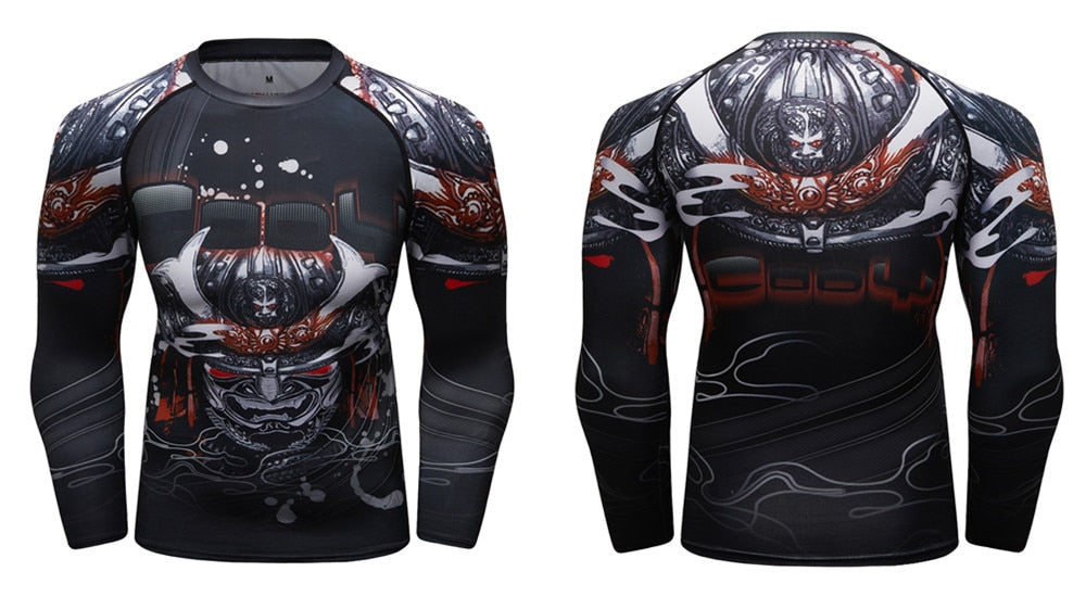 Long Sleeve Rashguard Samurai Compression 'Honor' Elite