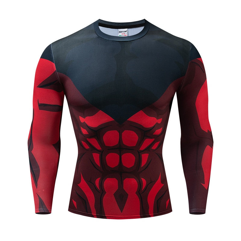 BJJ Rash Guard Jiren Dragon Ball Z Long Sleeve Compression Rashguard Jiren Dragon Ball Z Long Sleeve