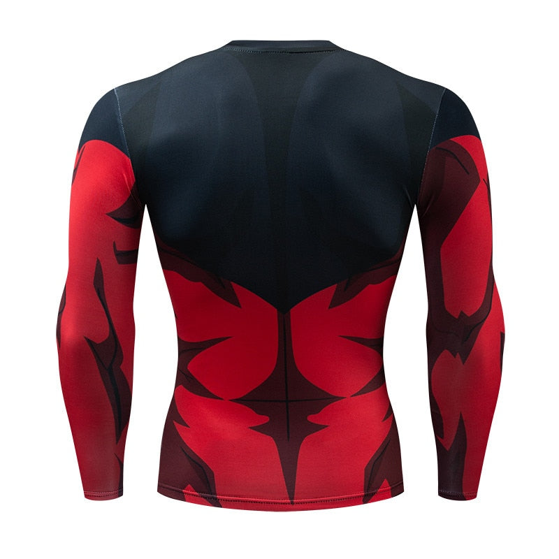 BJJ Rash Guard Jiren Dragon Ball Z Long Sleeve Compression Rashguard Jiren Dragon Ball Z Long Sleeve