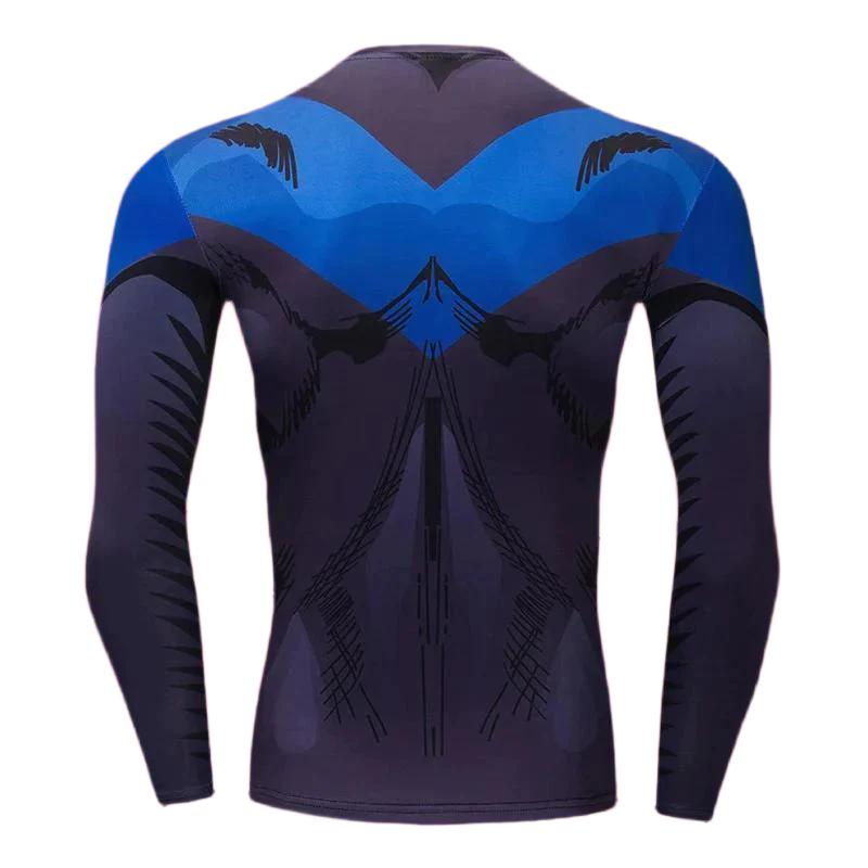 Nightwing Rashguard Long Sleeve Compression 'Serious'