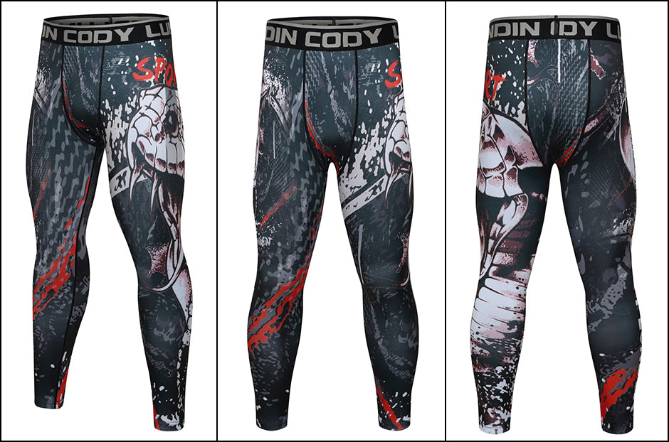 Compression Spats King Cobra Snake Leggings