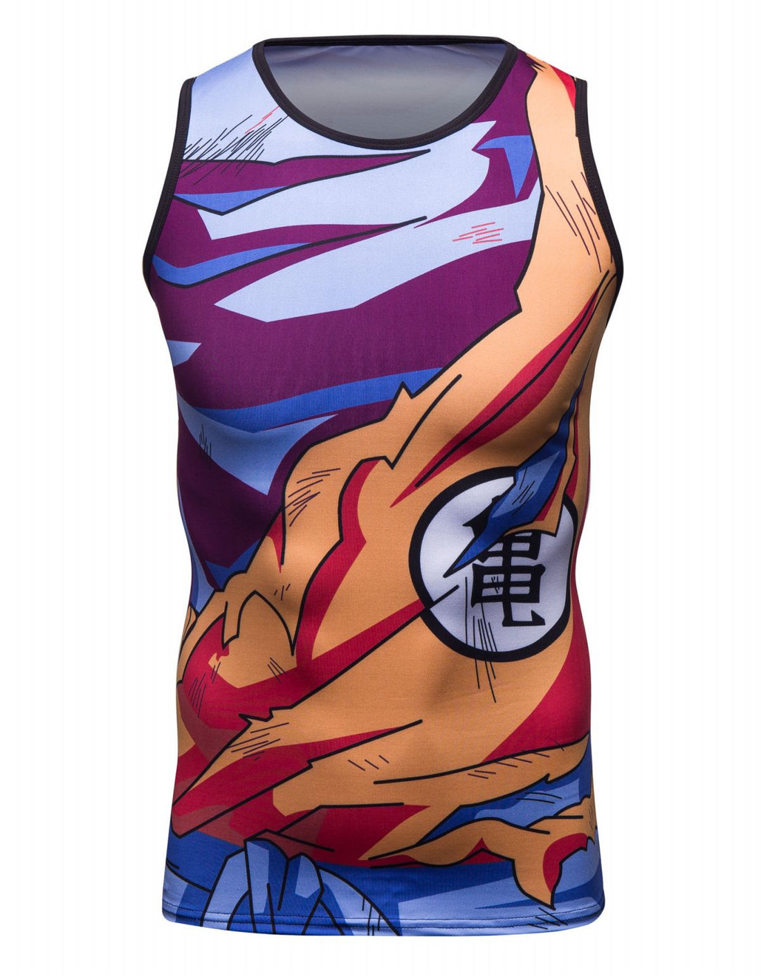 BJJ Rash Guard Dragon Ball Z Goku Battle Damaged Elite Compression Tank Top 2.0