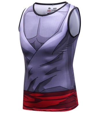 BJJ Rash Guard Dragon Ball Z Gohan Elite Compression Tank Top Dragon Ball Z Gohan Elite Compression Tank