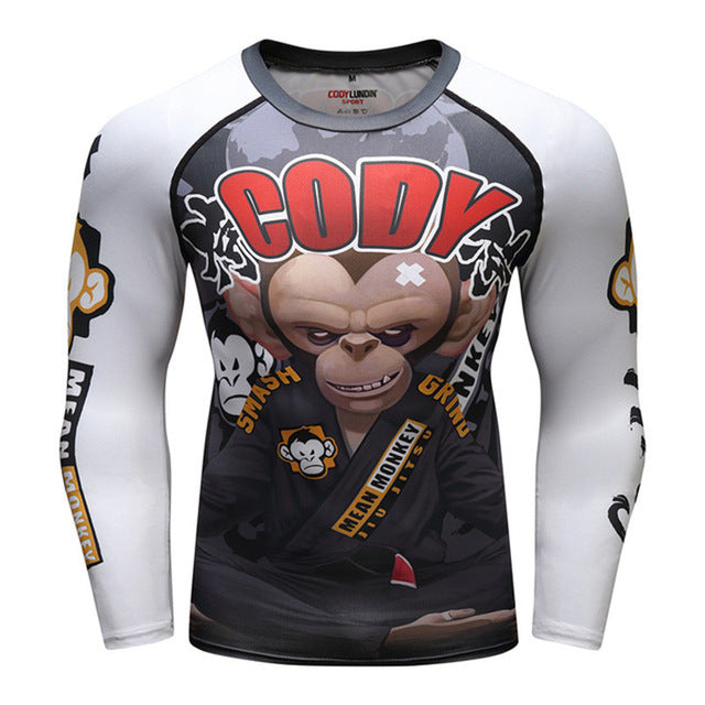 Elite Monkey Compression Rashguard Long Sleeve Smash N Grind