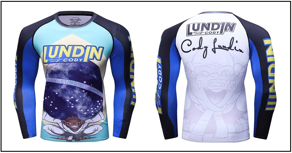 Monkey Compression Ordem E Progresso Elite Long Sleeve Rashguard