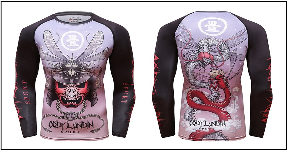 Samurai Rashguard Mengu Elite Long Sleeve Compression