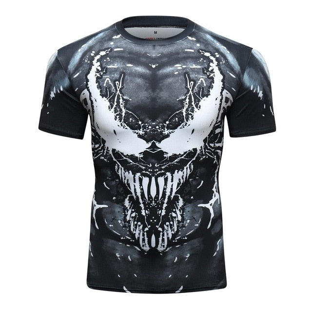 Sheer Carnage Venum Compression Elite Short Sleeve Rashguard