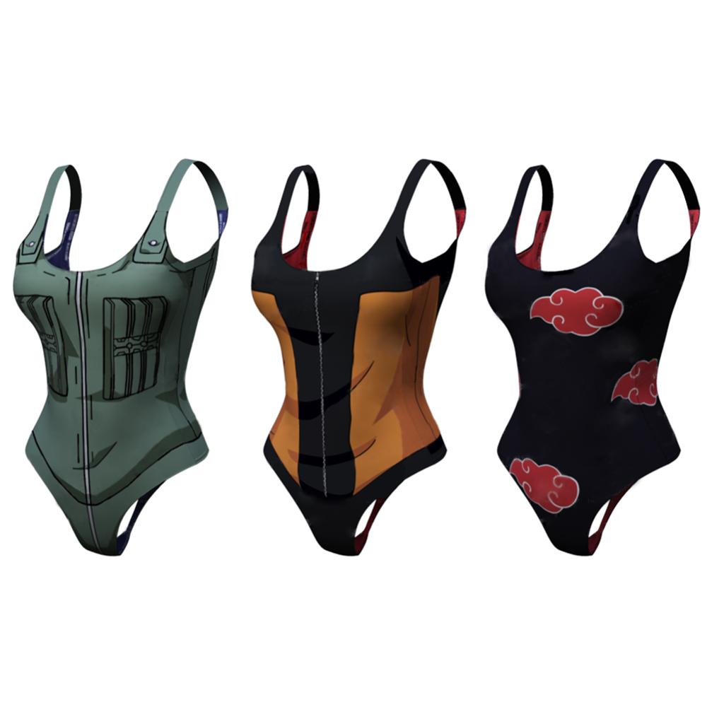 Kakashi Naruto BJJ Rash Guard Women's One Piece Swimsuit