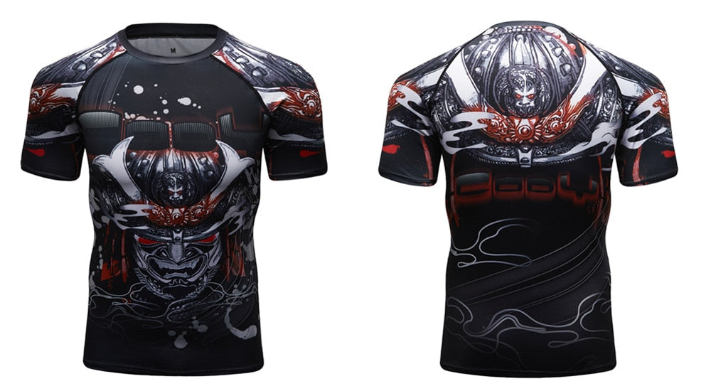 Samurai Short Sleeve Rashguard Compression Honor Elite Samurai Short Sleeve Rashguard Compression Honor Elite
