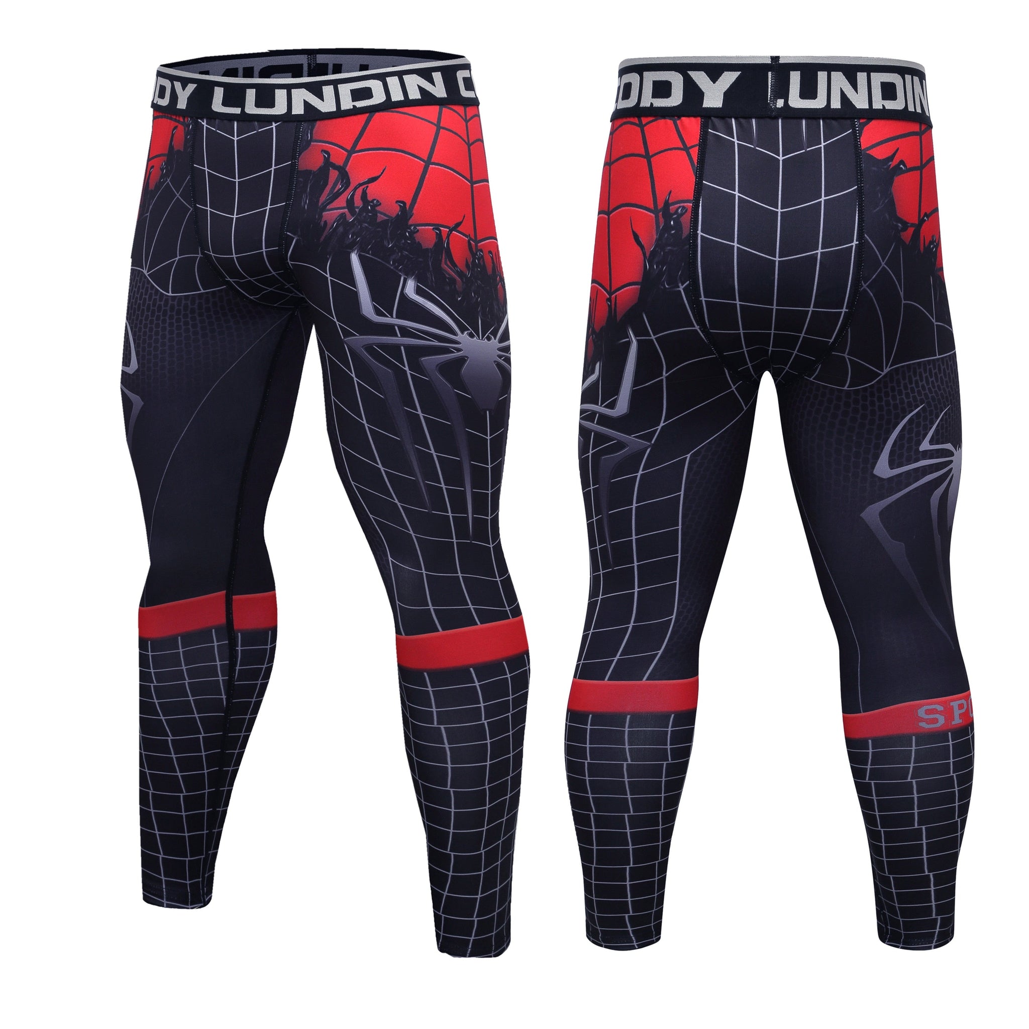 Venom Symbiote Spider Man Elite Compression Leggings Spats