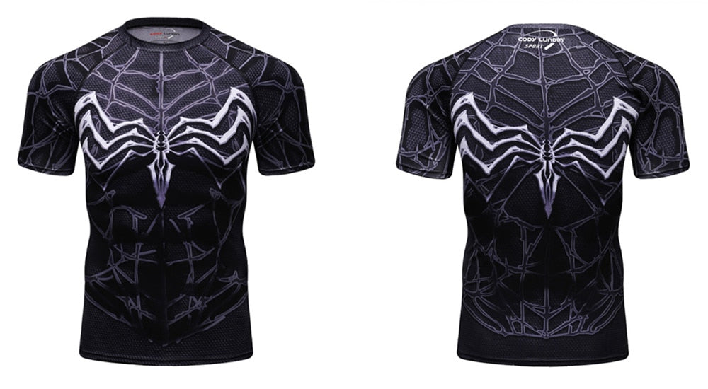 Venum Compression Of Symbiotes And Men Elite Short Sleeve Rashguard Of Symbiotes And Men